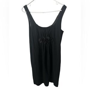 J Crew Rosetta Wool Shift Black Dress Size Small